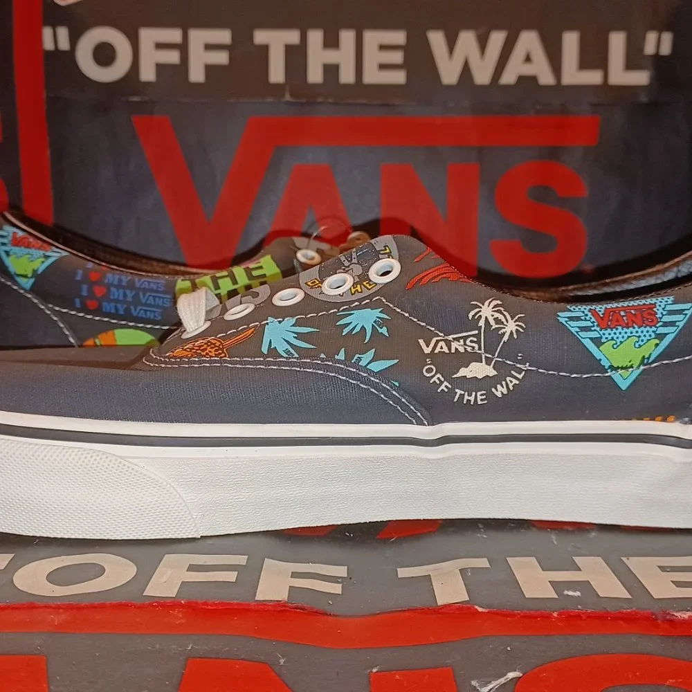 Vans Men's 6.5/Women's 8 Era SF V66 Logo Black Multi VN0A3MUHW95